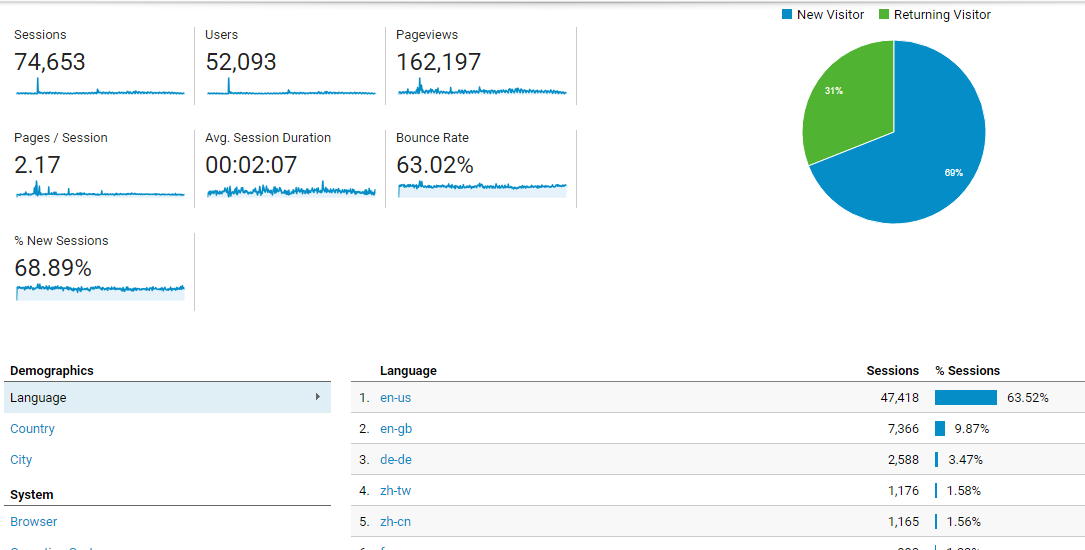 Visitor Analysis Report